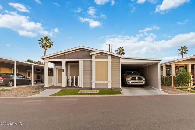 a house view with a outdoor space