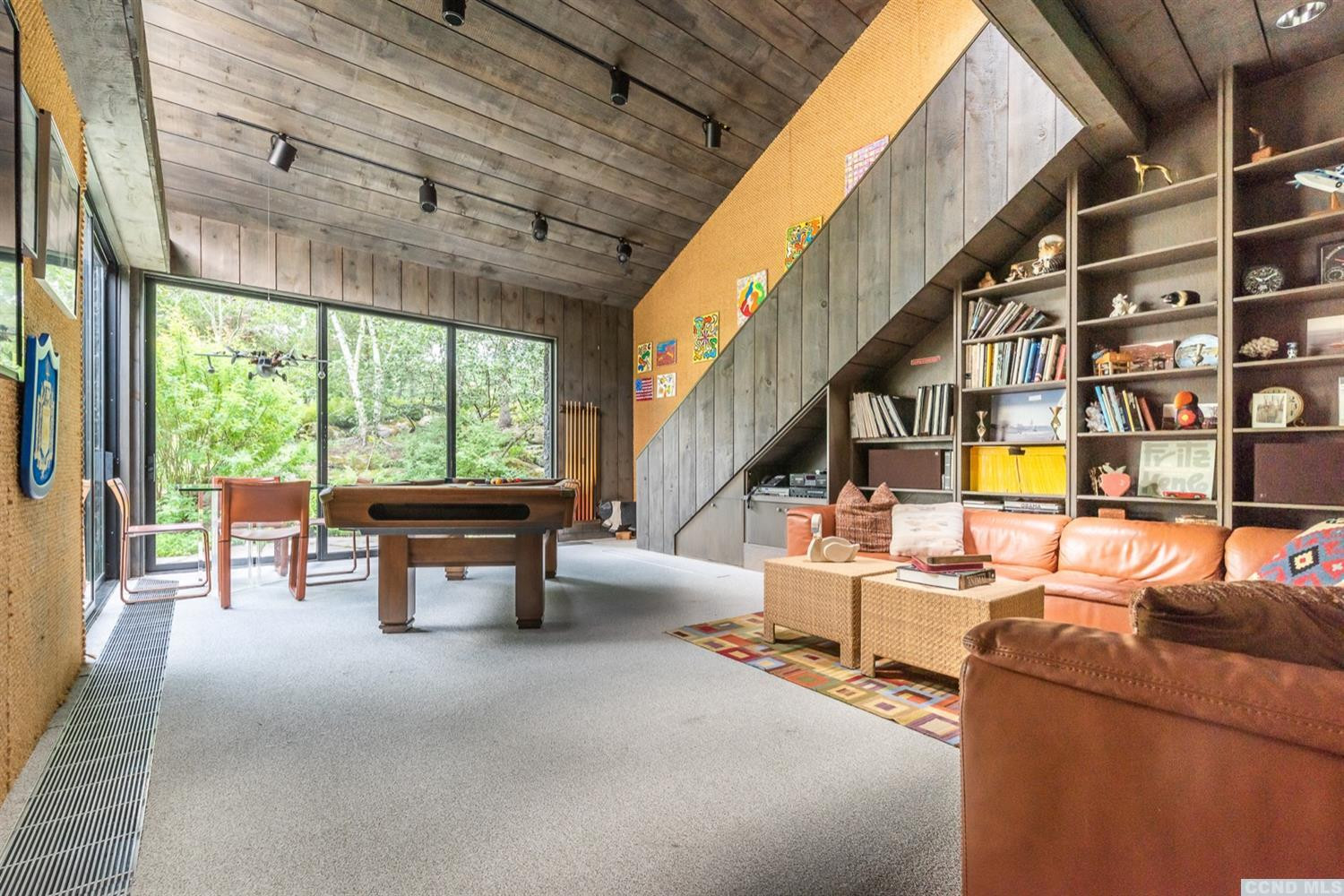 181 Golf Course Road Hillsdale, NY 12529 - Photo 20 of 44 a reading room with furniture and a large window