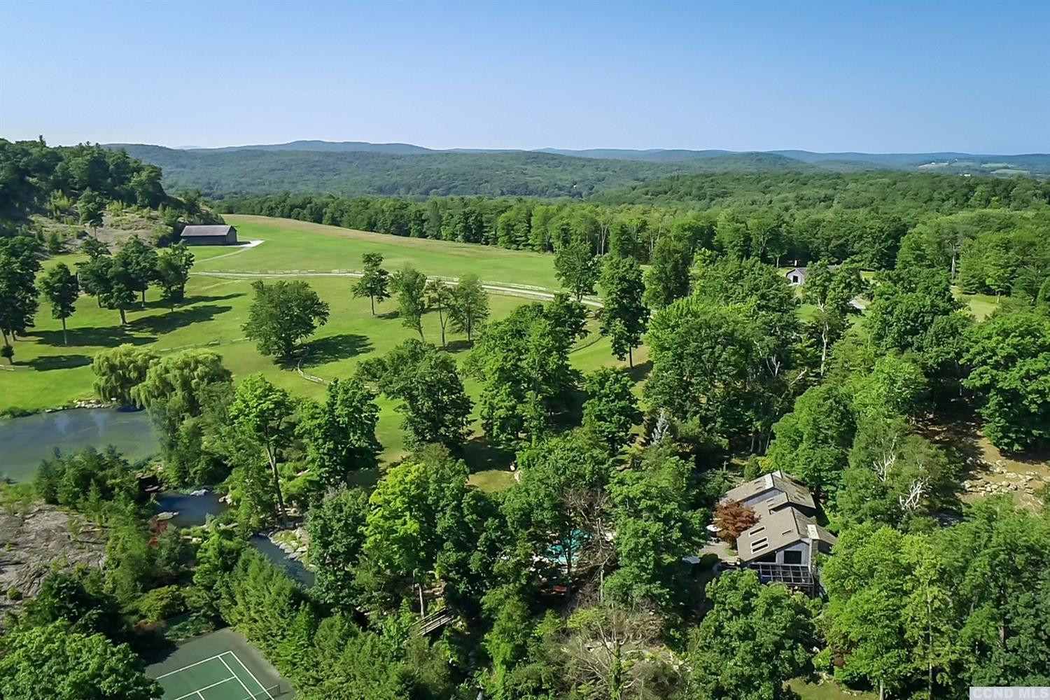 181 Golf Course Road Hillsdale, NY 12529 - Photo 2 of 44 a view of a lush green forest with trees in the background
