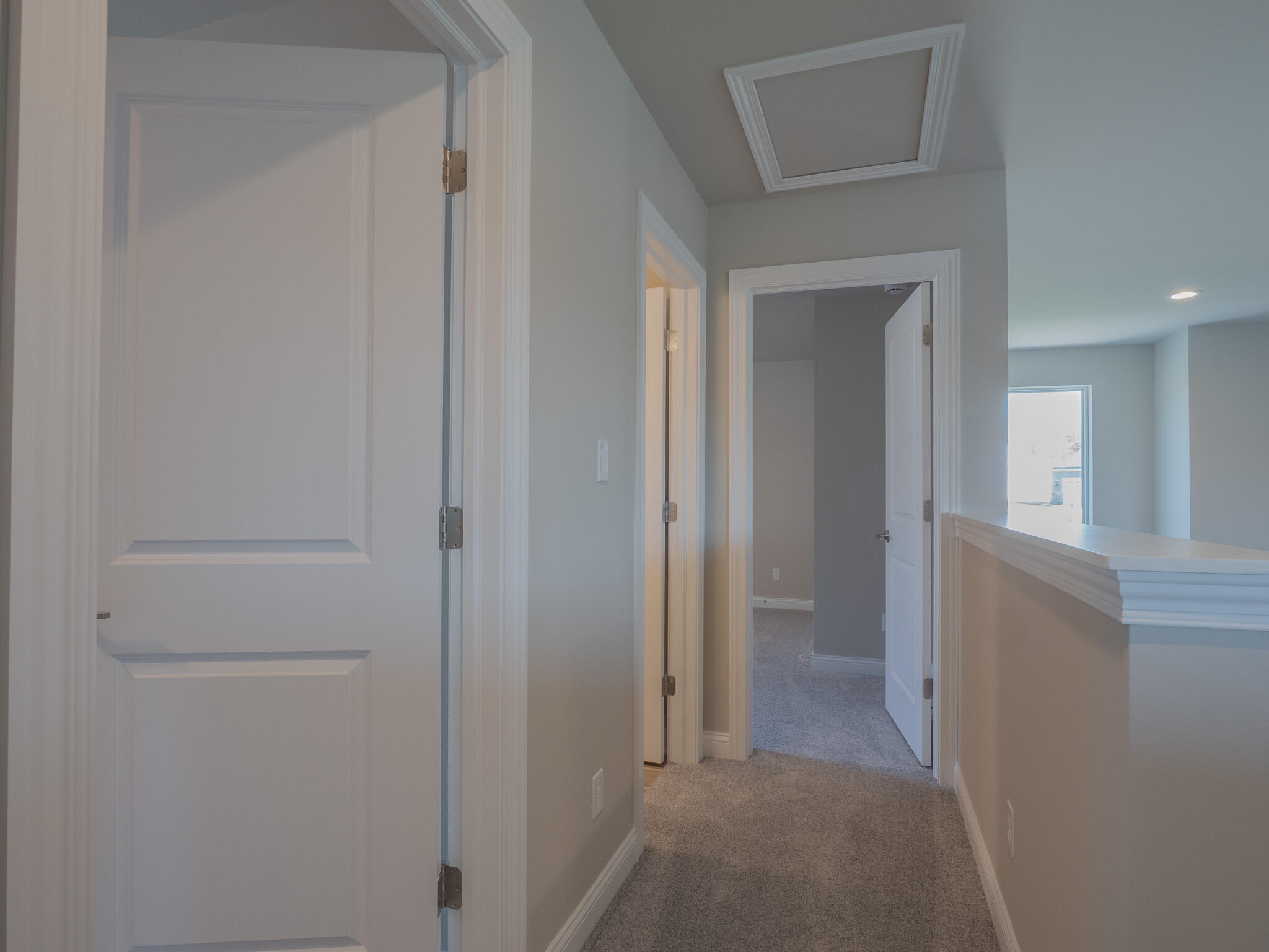 3106 Forestside Lane Valparaiso, IN 46385 - Photo 19 of 22 a view of a hallway with wooden floor