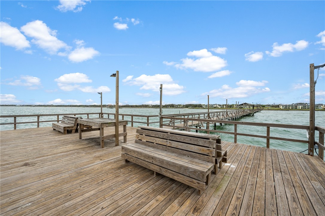 2003 North Fulton Beach Road, Unit 34 34 Rockport, TX 78382 - Photo 28 of 38 a view of a terrace with outdoor seating and city view