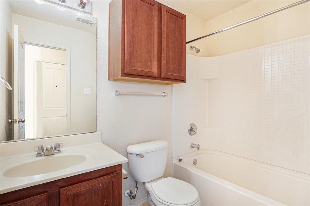 2120 Bliss Road Fort Worth, TX 76177 - Photo 21 of 25 Bathroom with vanity and shower combination