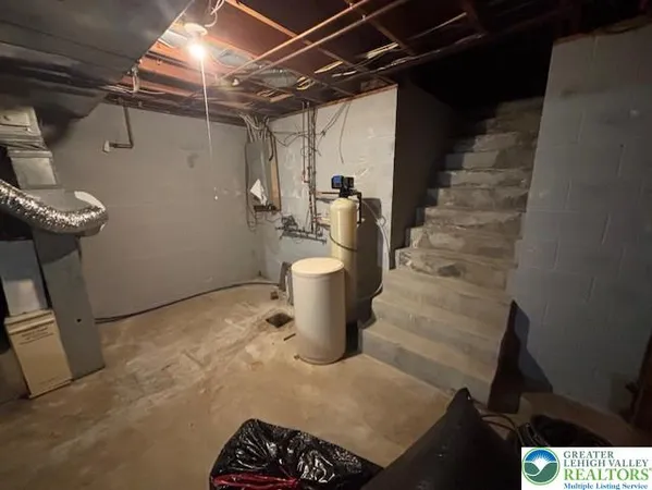 a view of a storage room