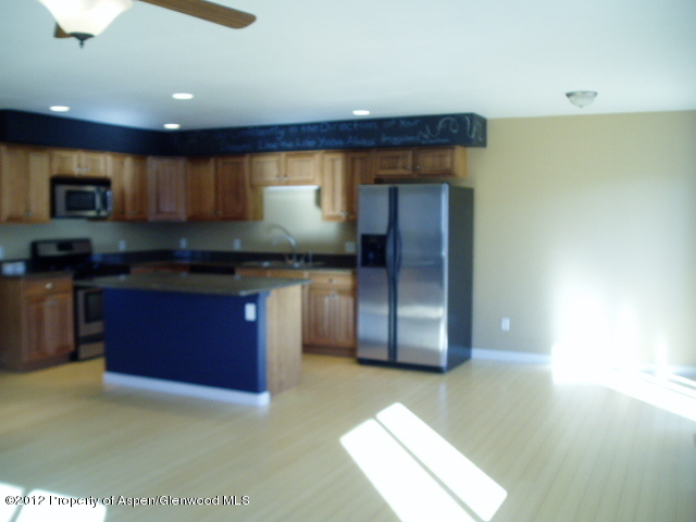 668 Alder Ridge Lane New Castle, CO 81647 - Photo 6 of 30 a kitchen with stainless steel appliances granite countertop a stove a sink and a refrigerator