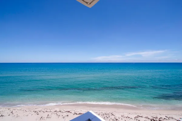 a view of an ocean beach