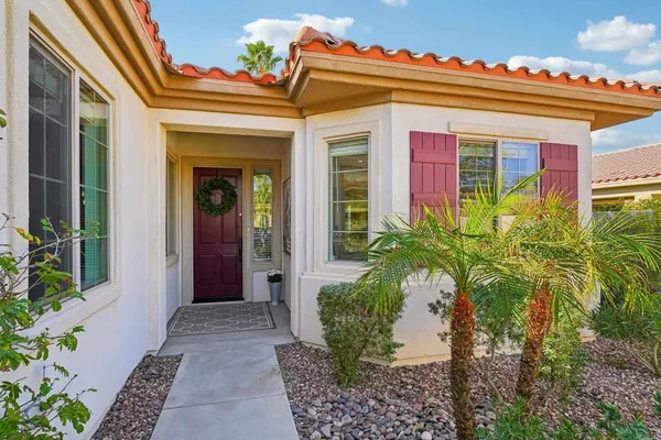 a view of front door