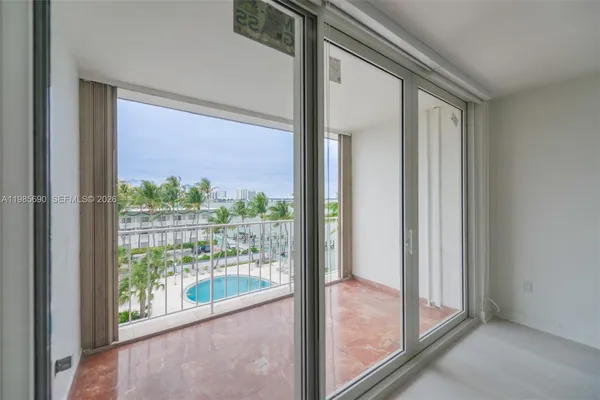 a view of a large window