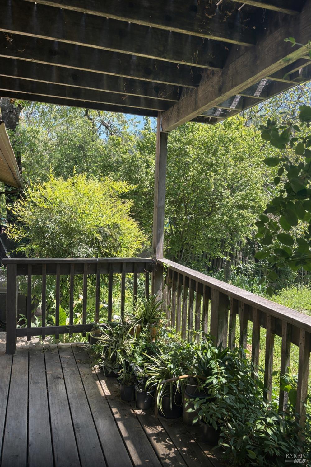 350 Riverview Road Garberville, CA 95542 - Photo 4 of 4 a view of a balcony with wooden floor