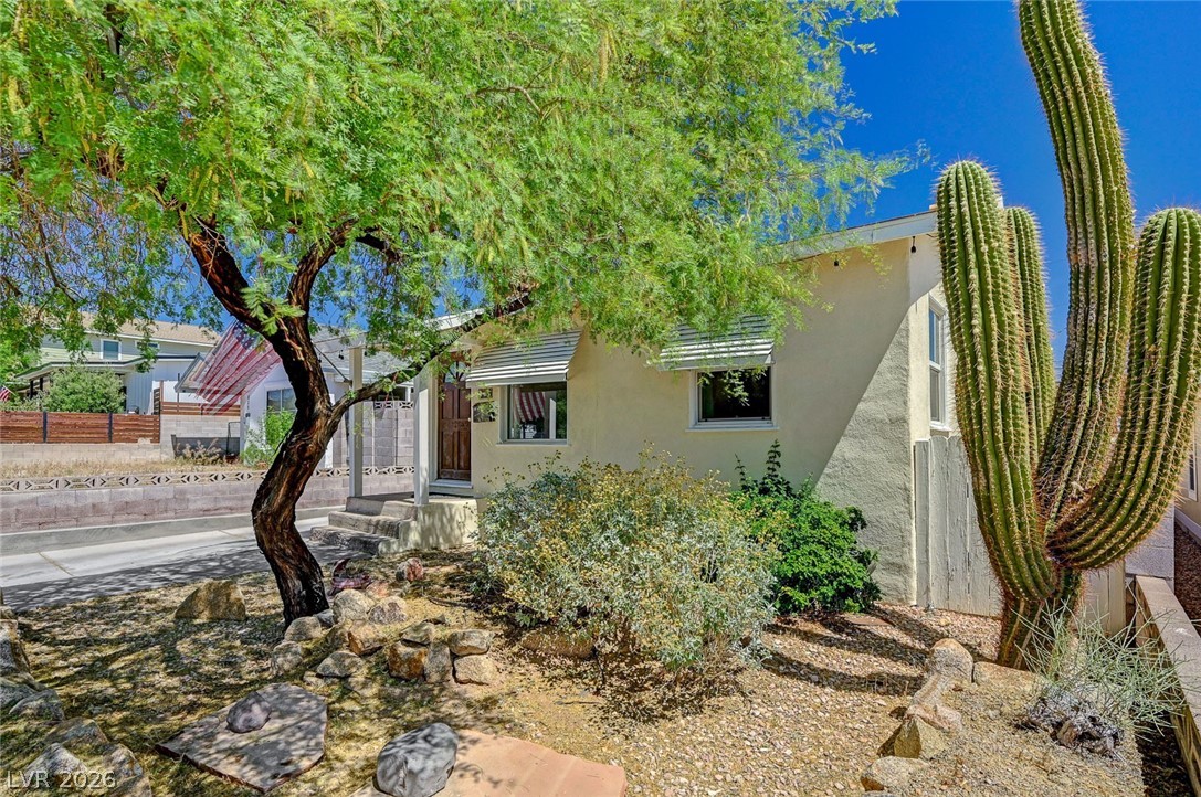 629 L Avenue Boulder City, NV 89005 - Photo 4 of 46 Shady desert front mesquite tree, saguaro cactus.