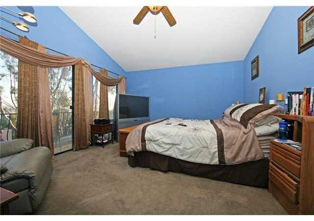10119 Bluestone Court Spring Valley, CA 91977 - Photo 8 of 15 Master bedroom has deck with views of reservoir and hills.