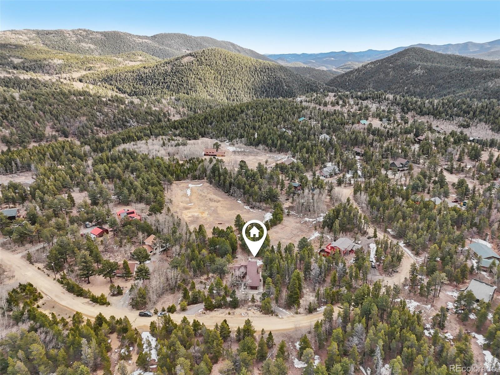 206 Pinon Circle Black Hawk, CO 80422 - Photo 46 of 50 a view of a mountain in the distance