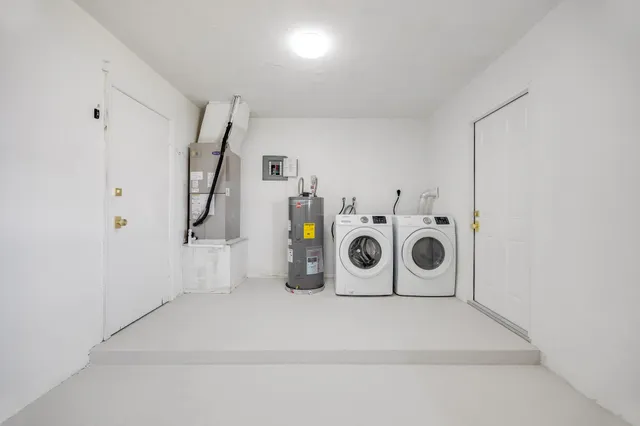 an empty room with window