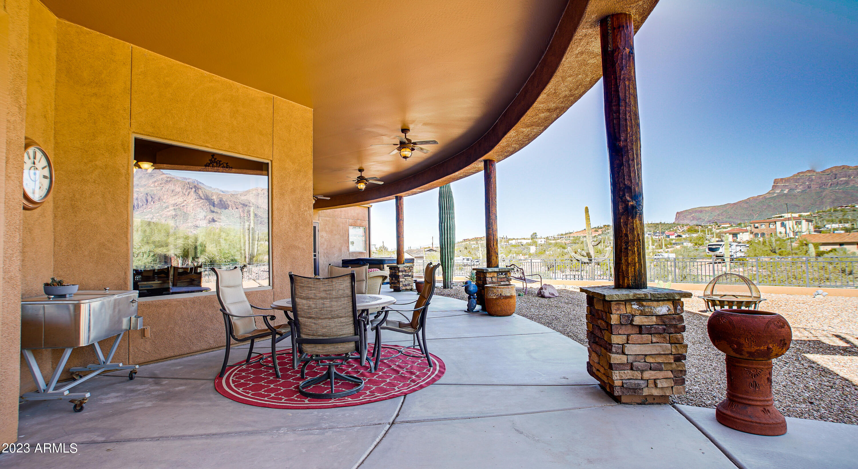 3926 South Falling Star Road Gold Canyon, AZ 85118 - Photo 28 of 45 Extended length covered rear patio