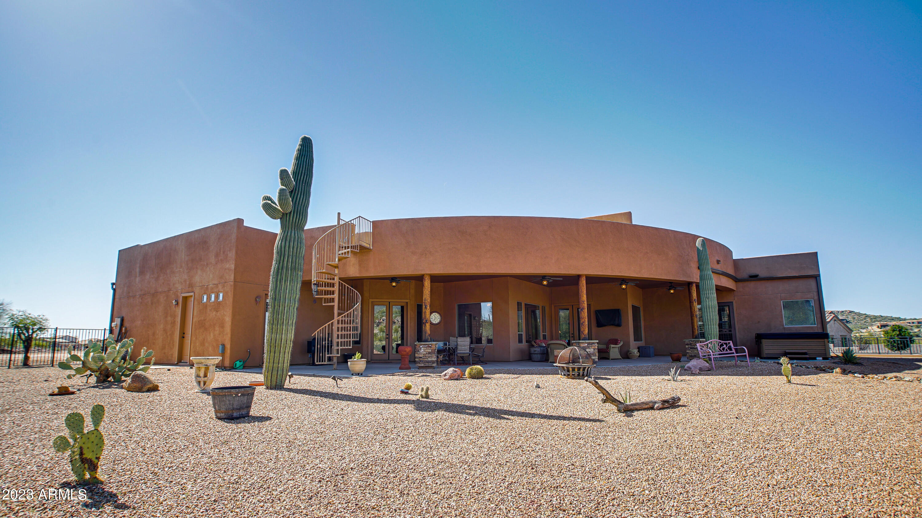 3926 South Falling Star Road Gold Canyon, AZ 85118 - Photo 6 of 45 Rear of home