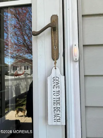 a view of front door