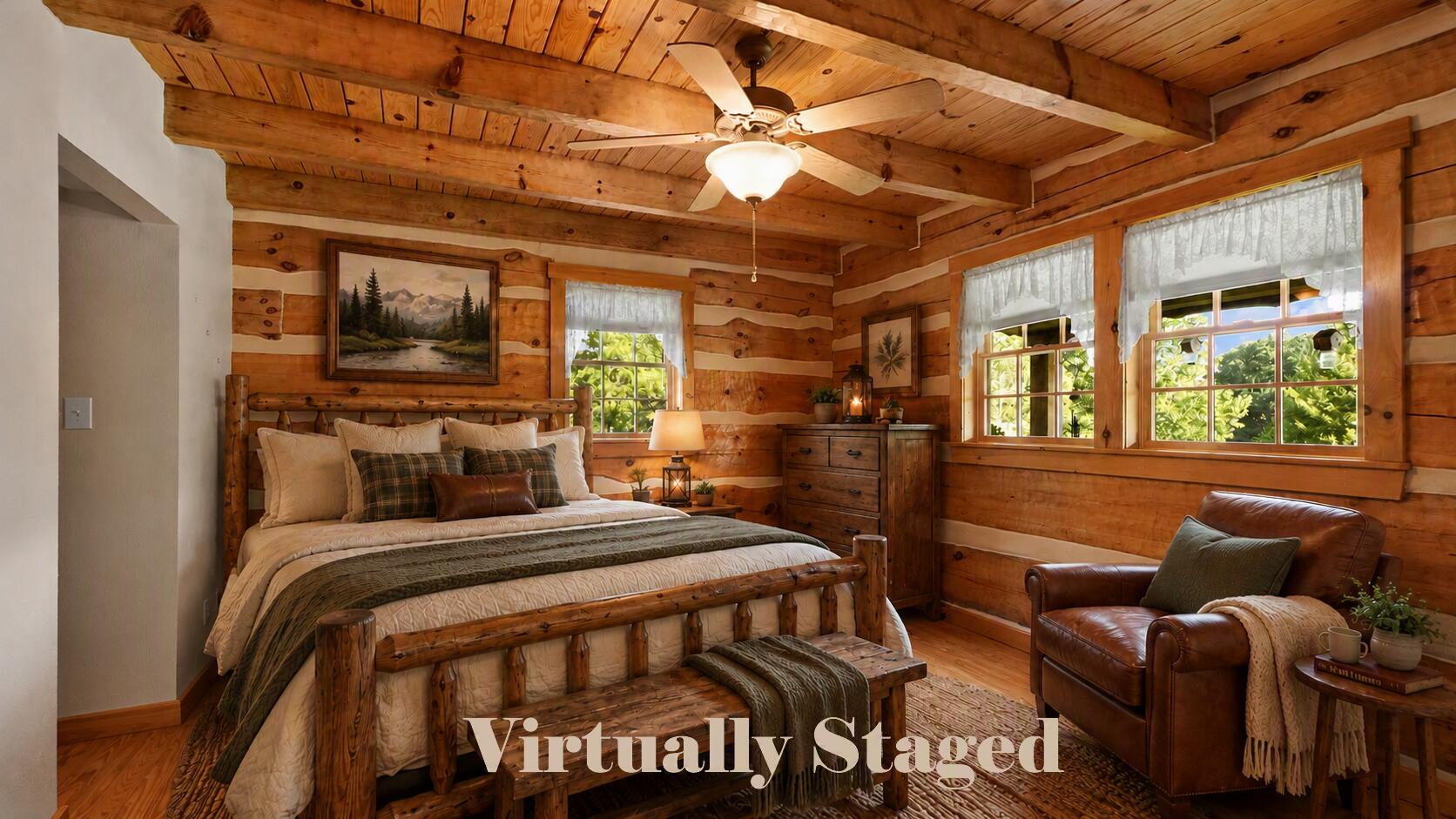 13399 Wing Road Bellevue, MI 49021 - Photo 28 of 77 Virtually Staged Primary Bedroom