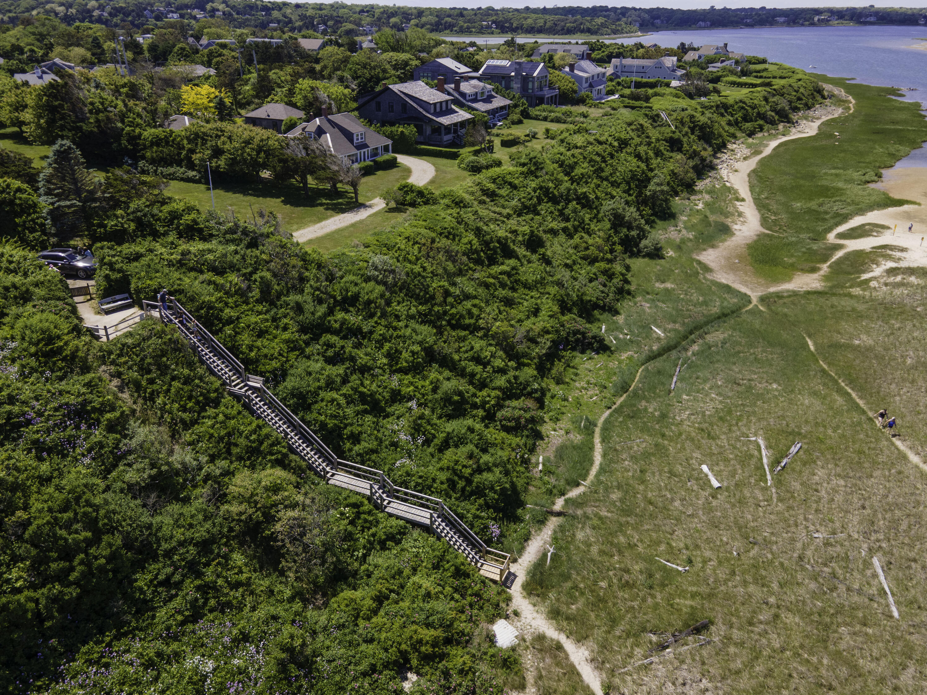15 Doane Way Orleans, MA 02653 - Photo 49 of 54 an aerial view of residential houses with outdoor space and trees
