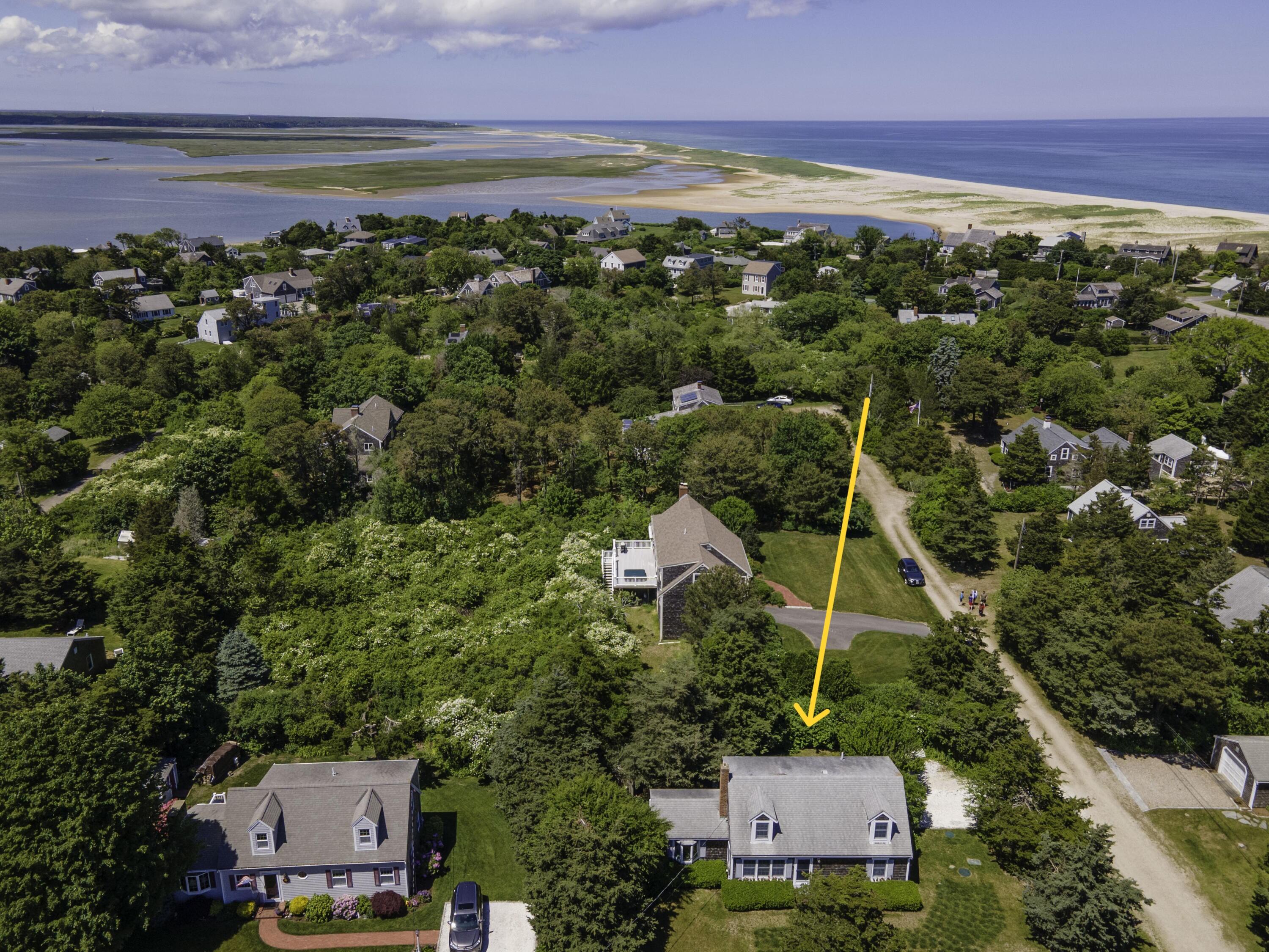 15 Doane Way Orleans, MA 02653 - Photo 51 of 54 15 Doane aerial w arrow