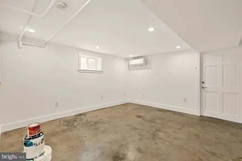 an empty room with toys