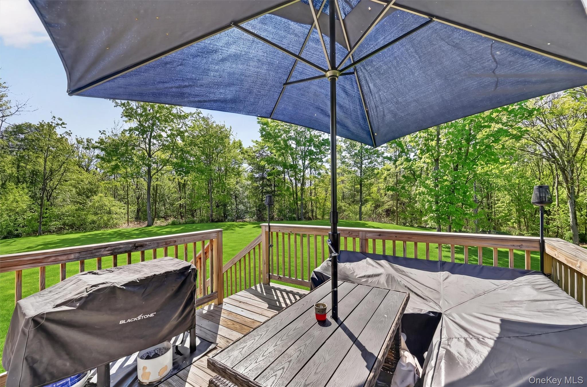 153 Ridge Drive Middletown, NY 10940 - Photo 44 of 47 a view of a chair and table on the deck