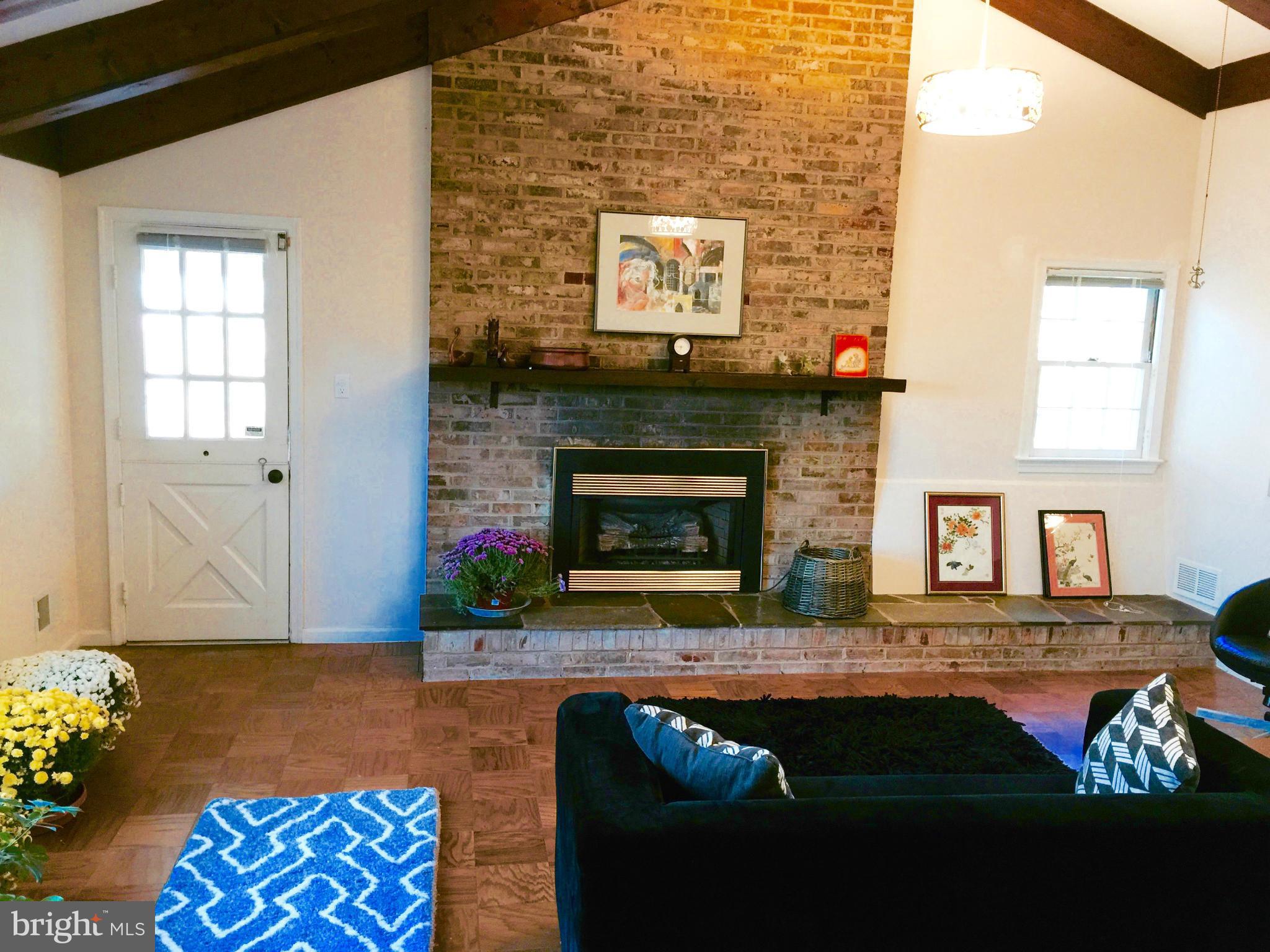 13601 Wendover Road Silver Spring, MD 20904 - Photo 3 of 30 Custom cathedral ceilinged family room w/firepl