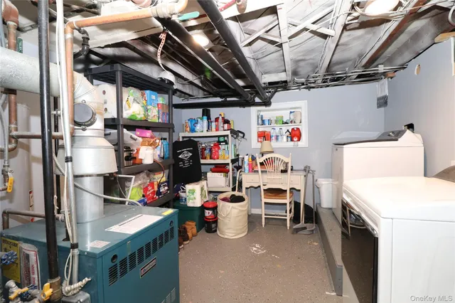 a view of storage and utility room