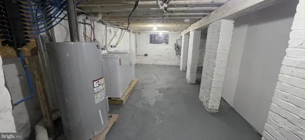 a view of a storage & utility room
