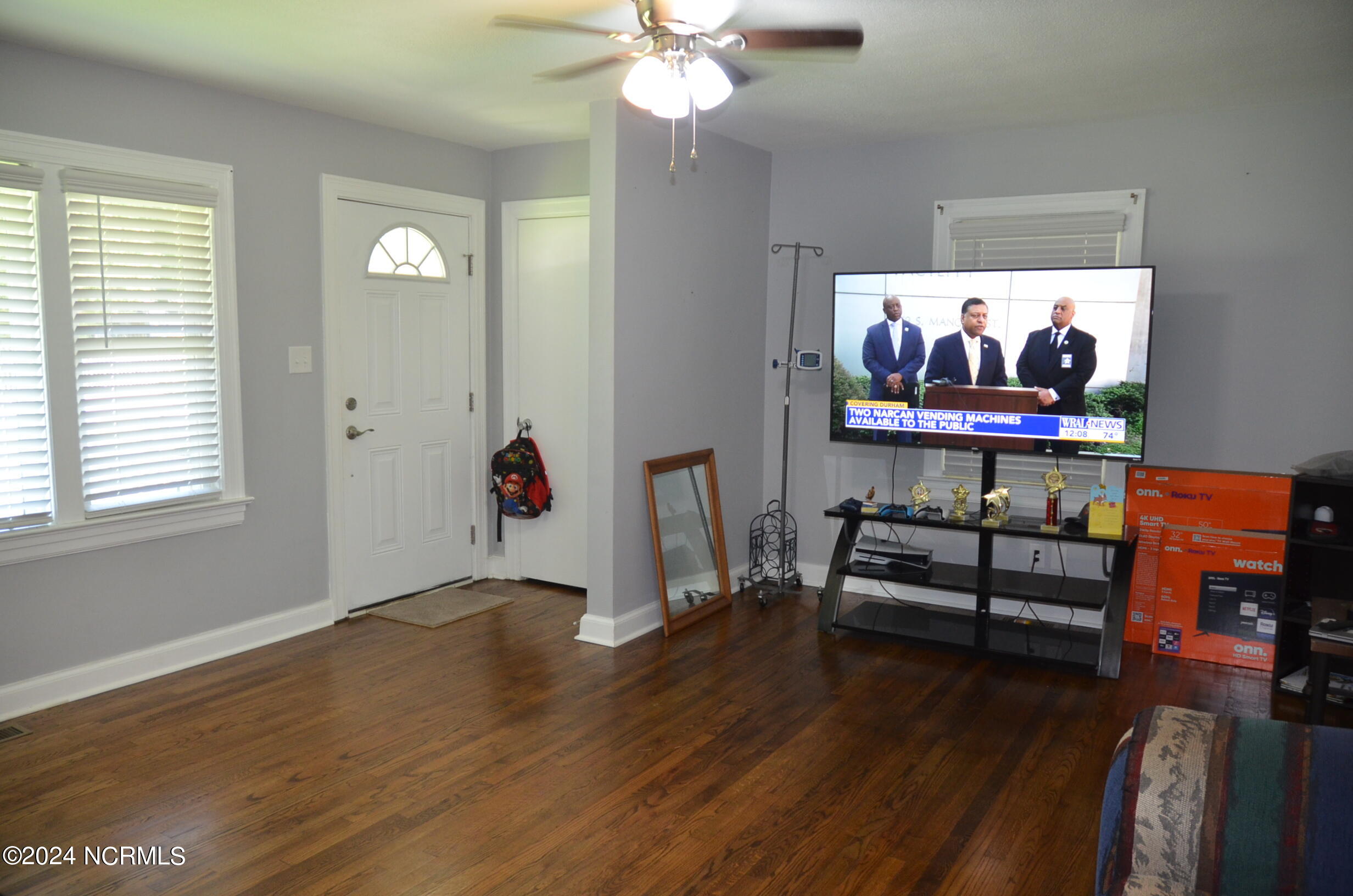1917 Beverly Road Rocky Mount, NC 27801 - Photo 11 of 28 Another view of living room showing front entrance