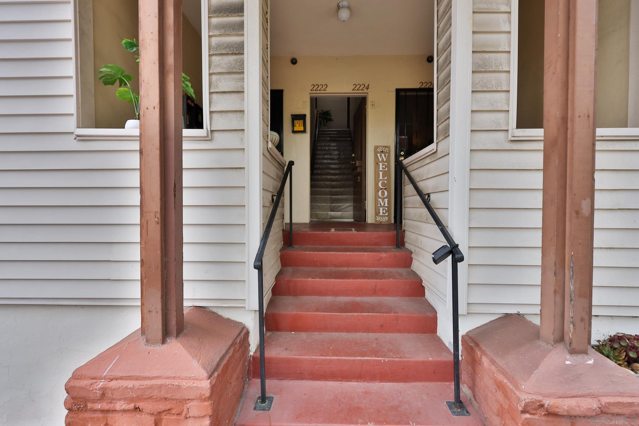 2220 E Street San Diego, CA 92102 - Photo 2 of 13 a view of entryway with wooden floor