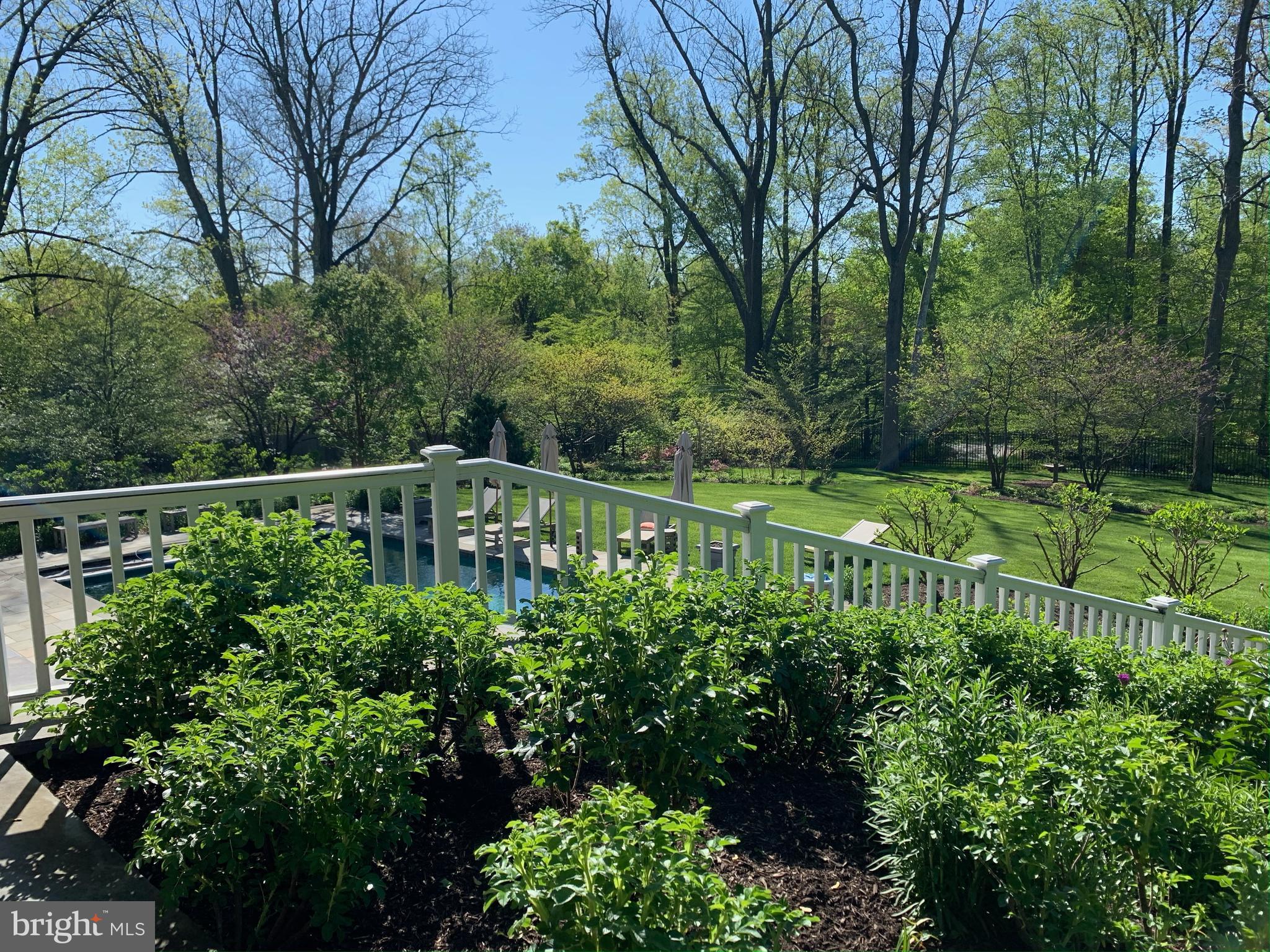 720 Brooke Road Wayne, PA 19087 - Photo 53 of 70 a view of a garden with a bench