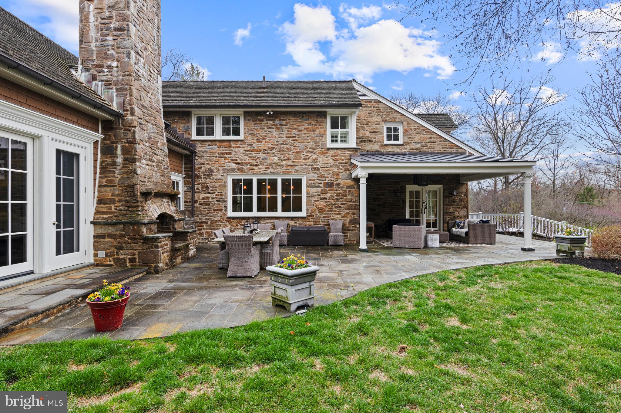 720 Brooke Road Wayne, PA 19087 - Photo 60 of 70 wood burning fireplace and built in grill