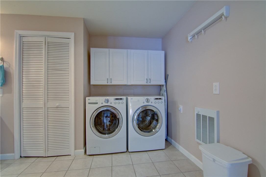 188 Ridge Drive Exeter, RI 02822 - Photo 29 of 40 Laundry. LG Washer and Dryer remain. Tile Floor.
