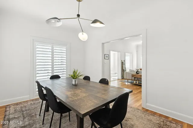 wooden floor in an empty room