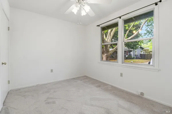 a view of a window in a room