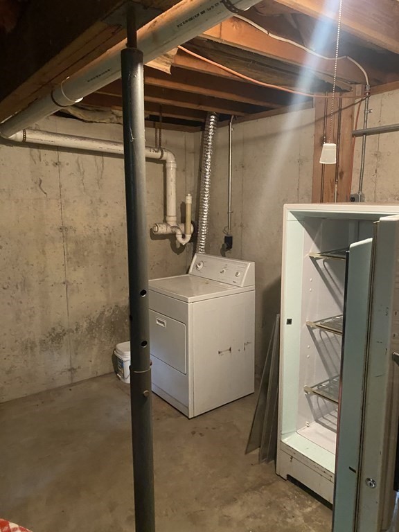 241 Sandisfield Road Sandisfield, MA 01255 - Photo 23 of 35 a utility room with dryer and washer