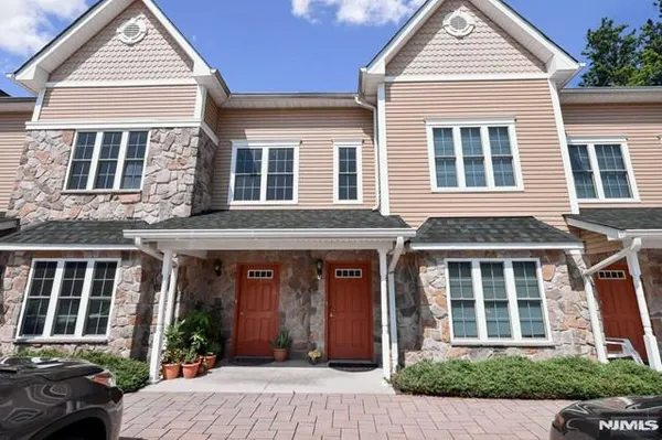 front view of a brick house