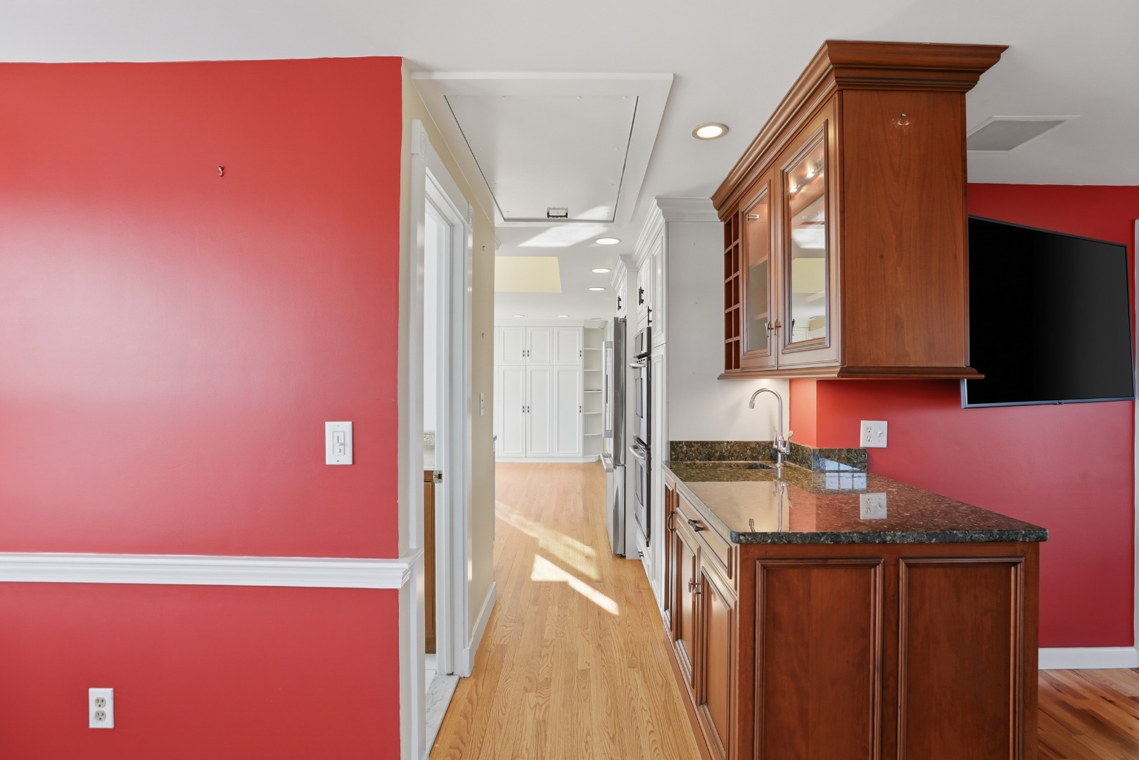 31 Flintlock Road Nantucket, MA 02554 - Photo 11 of 23 a bathroom with a sink a mirror and a shower
