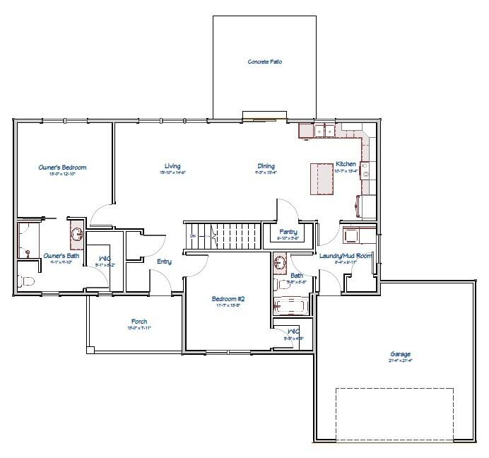 Lot 8 High Rdg Court Freeport, MI 49325 - Photo 17 of 17 Aberdeen floorplan 2023
