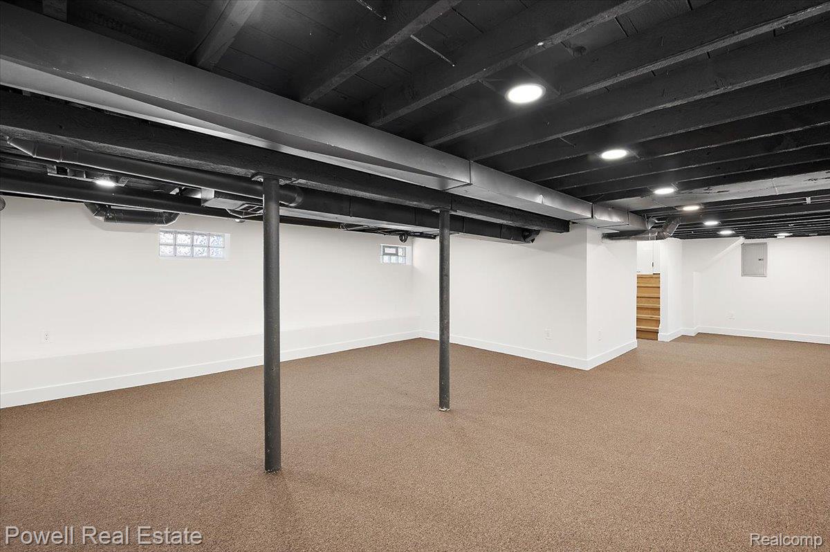 6837 Hatchery Road Waterford, MI 48327 - Photo 50 of 56 Below grade area featuring carpet floors and electric panel