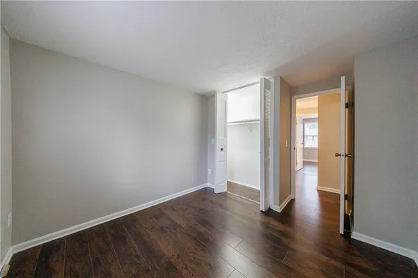 wooden floor in an empty room
