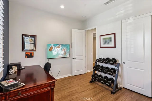 a room with furniture and window