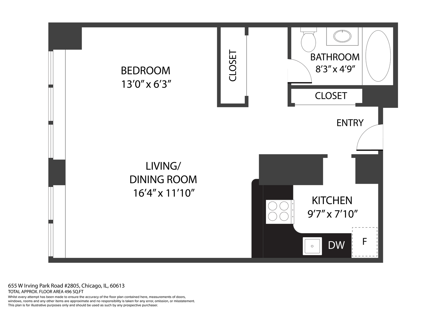 655 West Irving Park Road, Unit 2805 Chicago, IL 60613 - Photo 20 of 37 Gallery Image 20