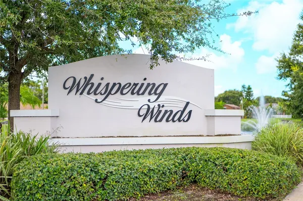 a view of a sign in a yard