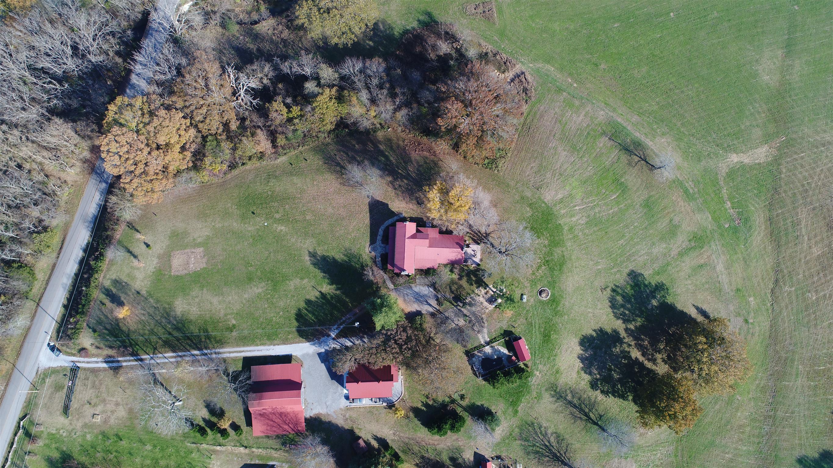 2281 Osburn Road Arrington, TN 37014 - Photo 2 of 29 an aerial view of residential house with outdoor space and trees