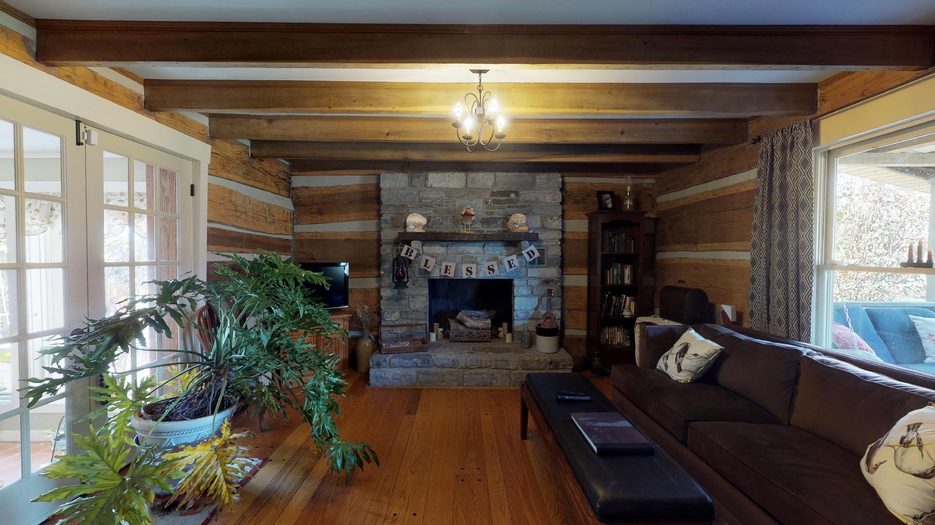 2281 Osburn Road Arrington, TN 37014 - Photo 9 of 29 a living room with furniture and a fireplace