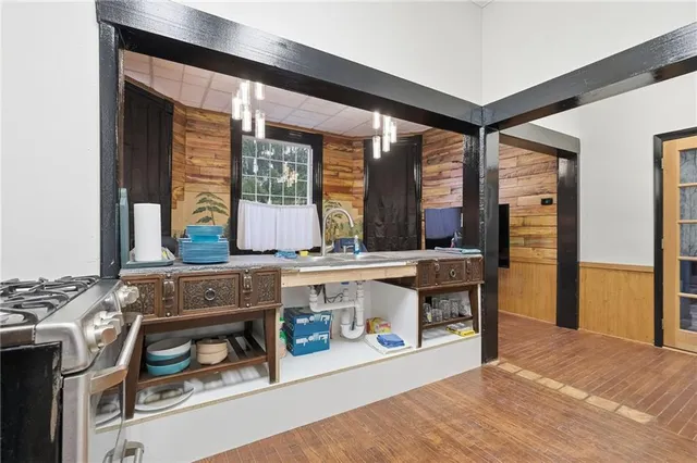 a view of storage and utility room