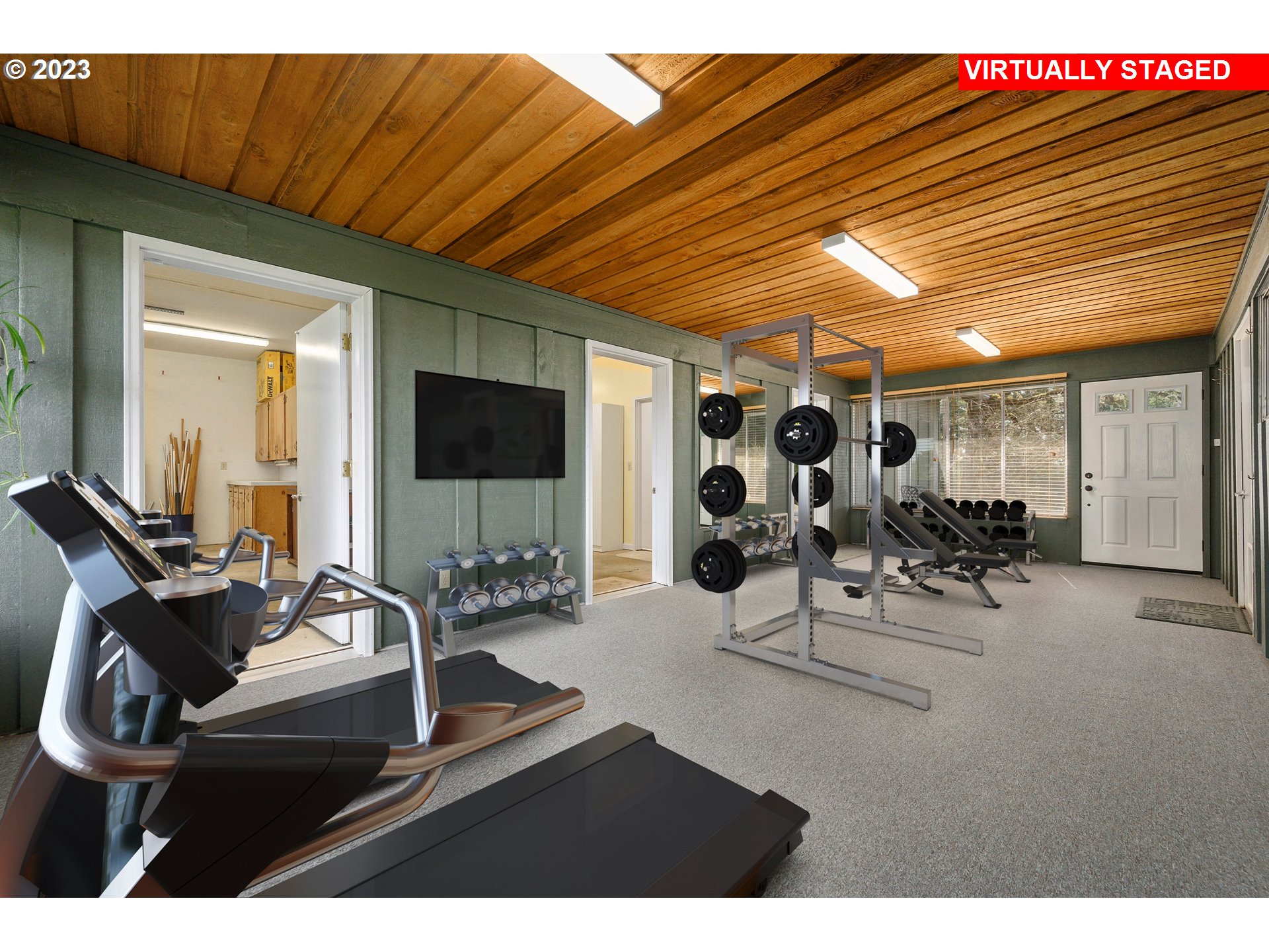 15775 Oakdale Road Dallas, OR 97338 - Photo 27 of 32 a view of a room with gym equipment