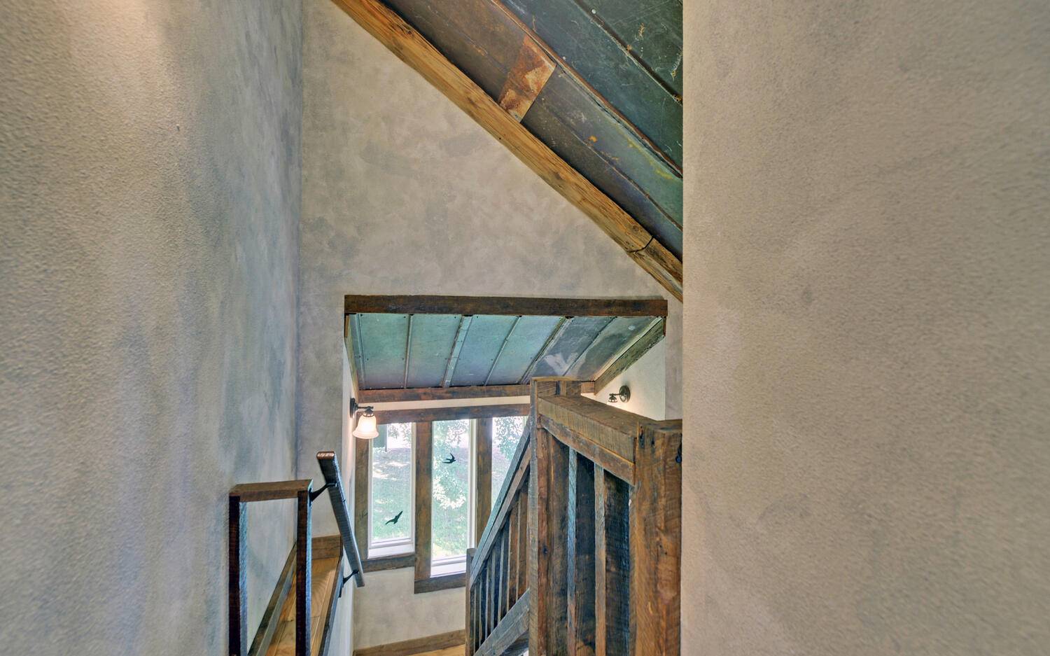 624 Talona Mountain Road Ellijay, GA 30536 - Photo 25 of 49 a view of staircase with wooden floor and stairs