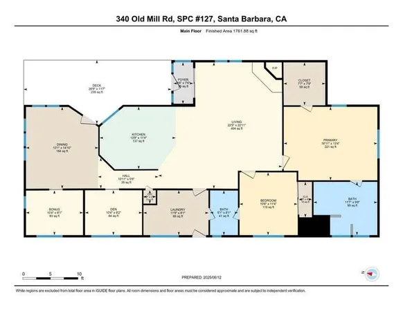 $449,000 | 340 Old Mill Road, Unit SPC 127, Santa Barbara, CA 93110
