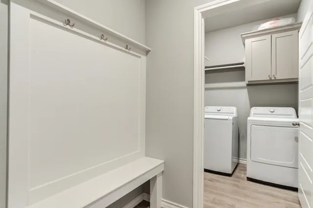 a bed room with a bed and a couch